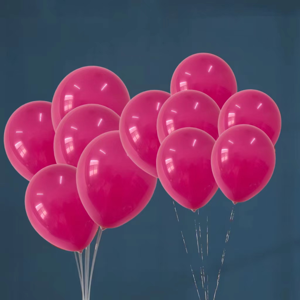 Vibrant Rose Red Latex Balloons for Every Occasion
